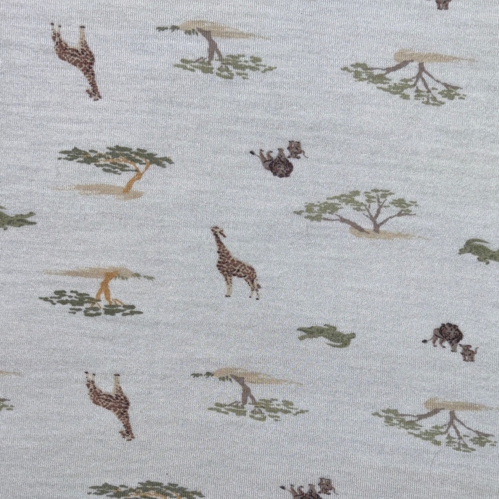 Milkberry Safari Animal Print bamboo blanket swaddle 36” x 40”